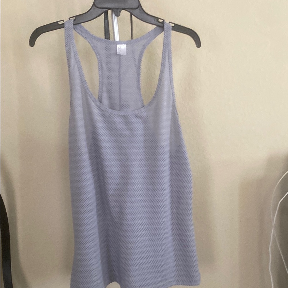 Gray Gap fit Racerback Tank